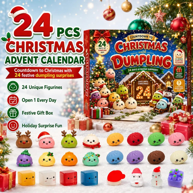 Christmas Dumpling Squishy Advent Calendar