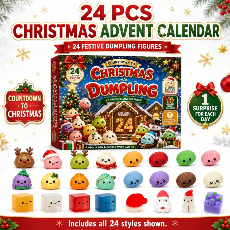 Christmas Dumpling Squishy Advent Calendar