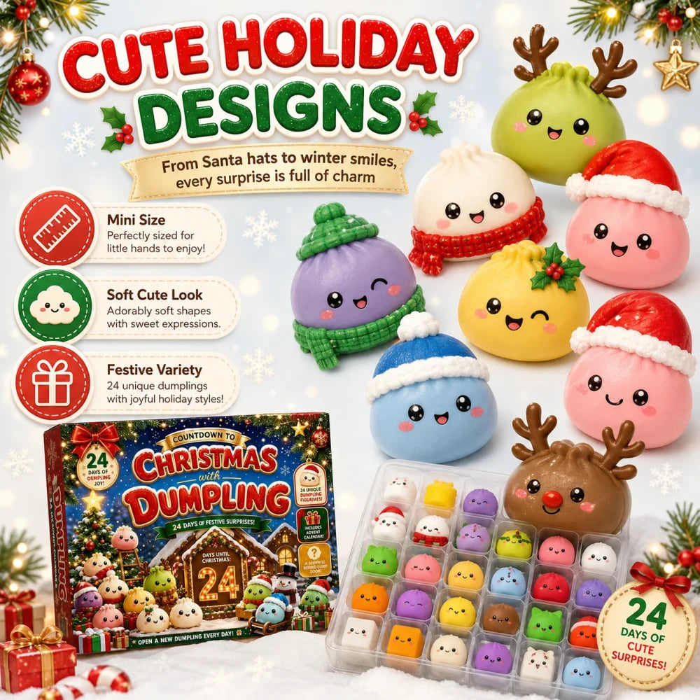 Christmas Dumpling Squishy Advent Calendar