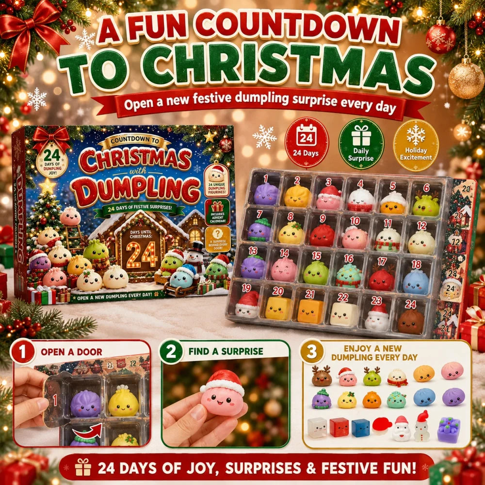 Christmas Dumpling Squishy Advent Calendar