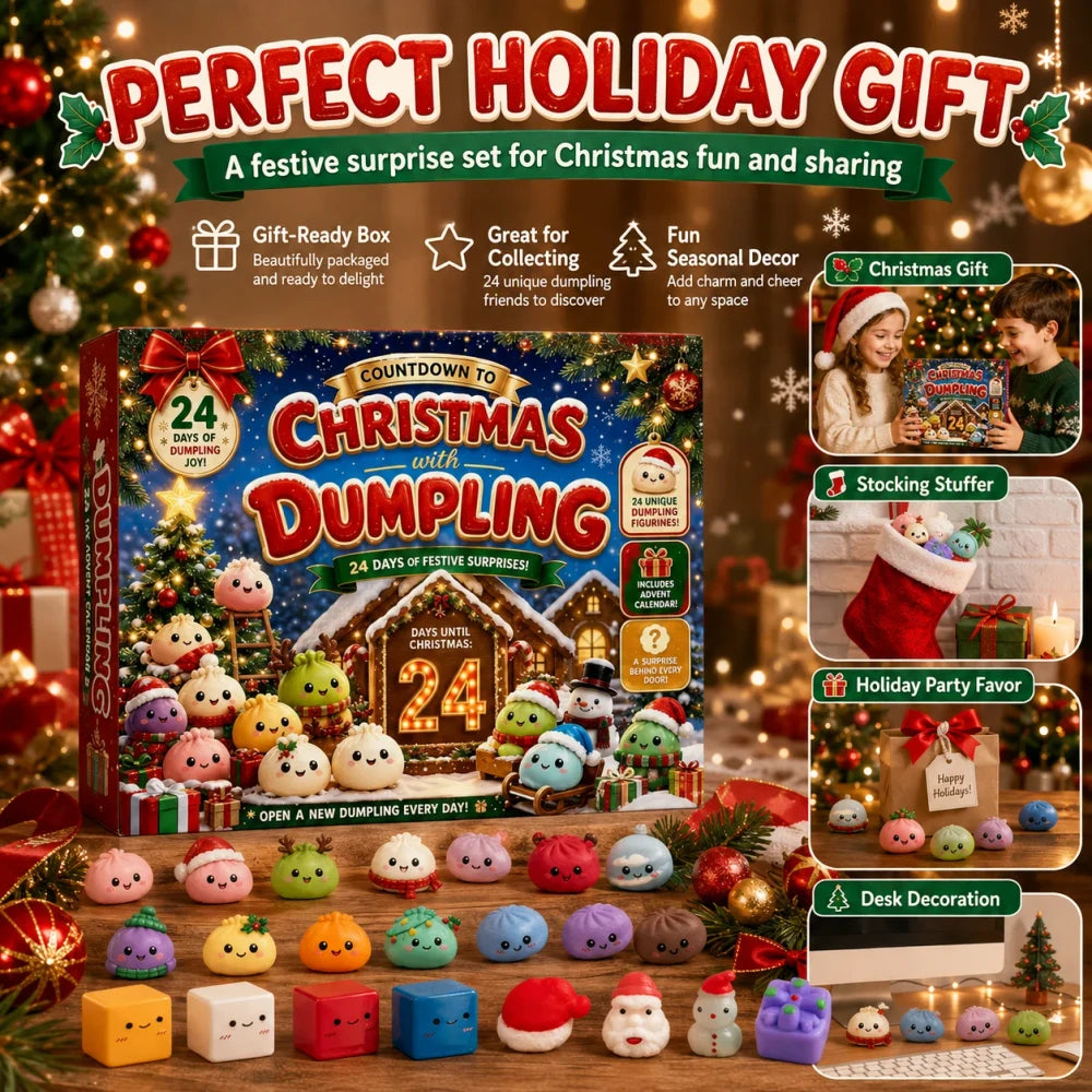 Christmas Dumpling Squishy Advent Calendar