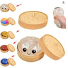 Glitter Steamed Bun Stress Toy