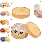 Glitter Steamed Bun Stress Toy