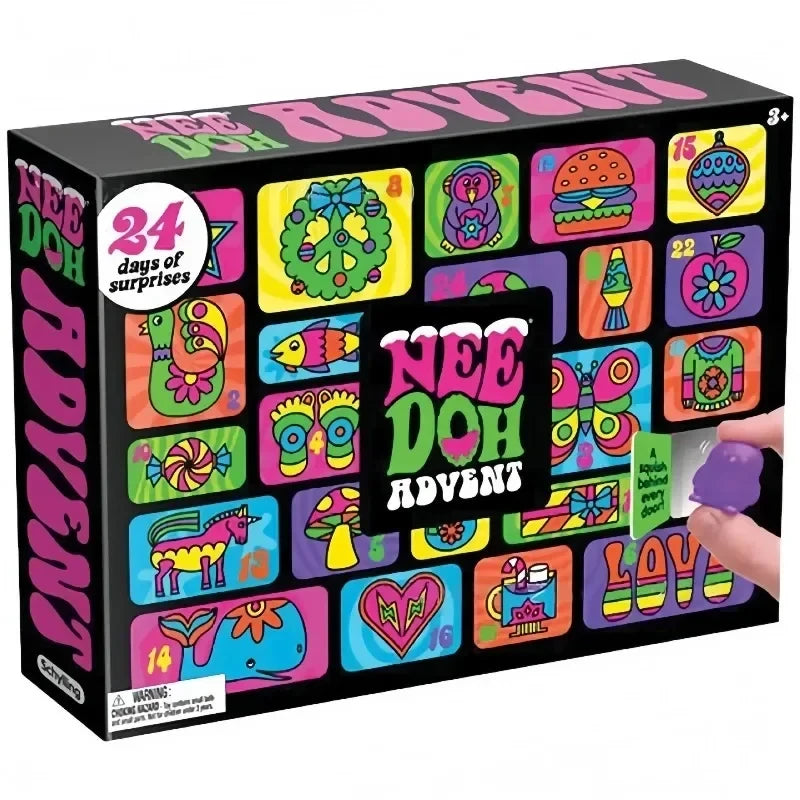 Christmas Advent Calendar Squishy Toy Set