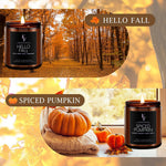 Fall Scented Soy Candle Set