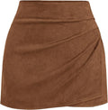 Faux Suede Mini Skirt