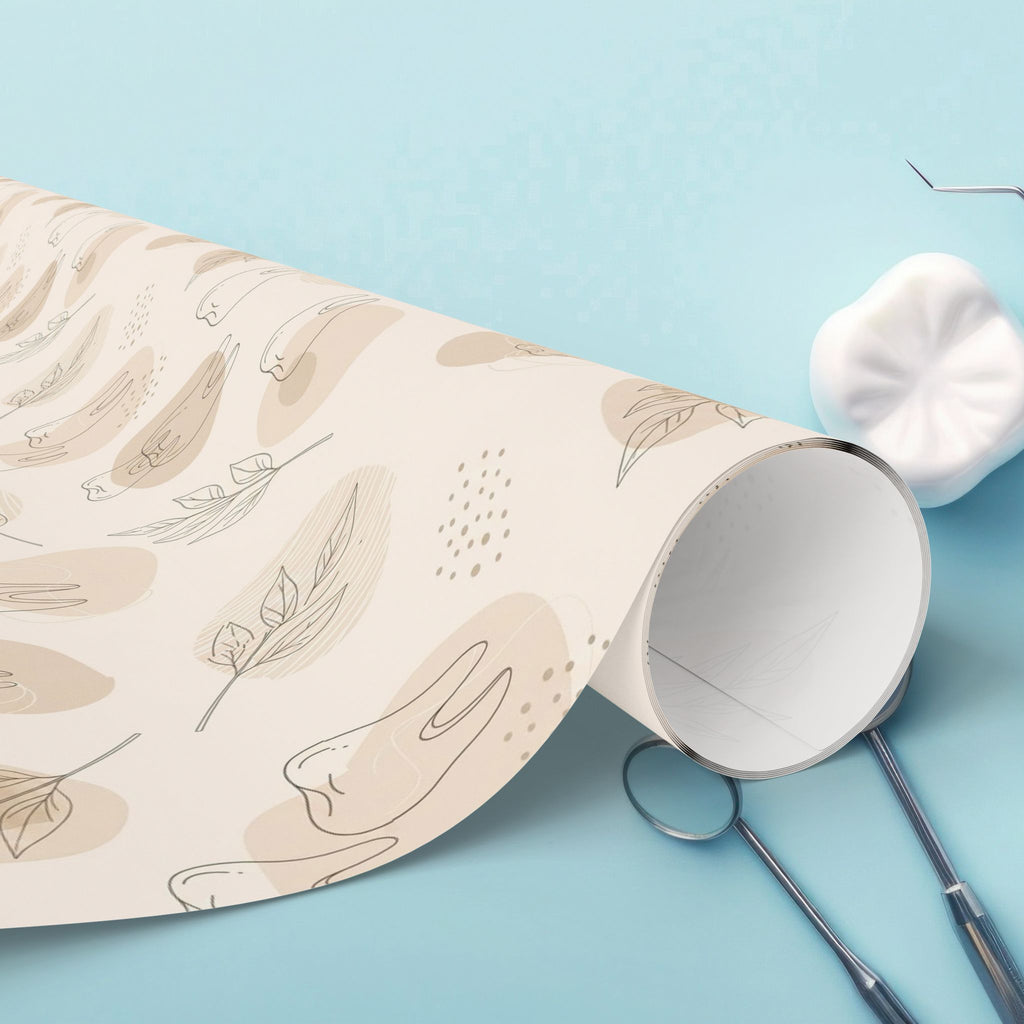 Boho Tooth Wrapping Papers, Natural Tan Dental Tooth Fairy Wraps | Eco-Friendly