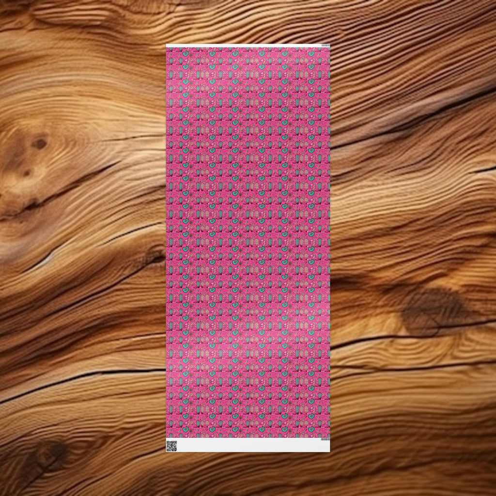 Girly Western  Pink Cowgirl Boots Wrapping Paper