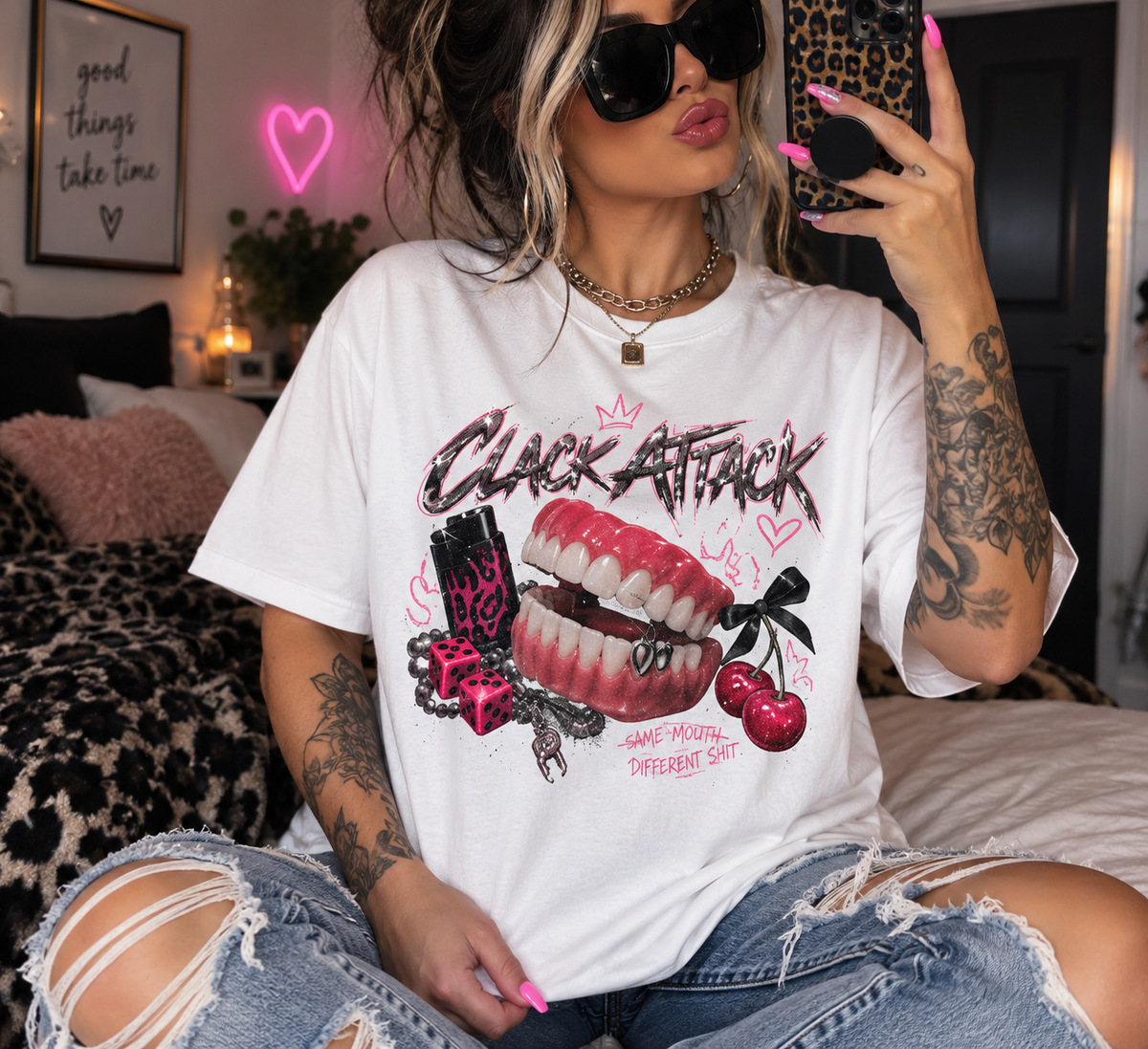 Same Mouth Different Shit Denture Tshirt