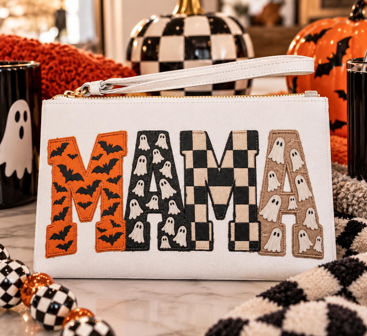 Halloween Mama Clutch Bag