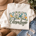 Custom Mama Dinosaur Sweatshirt