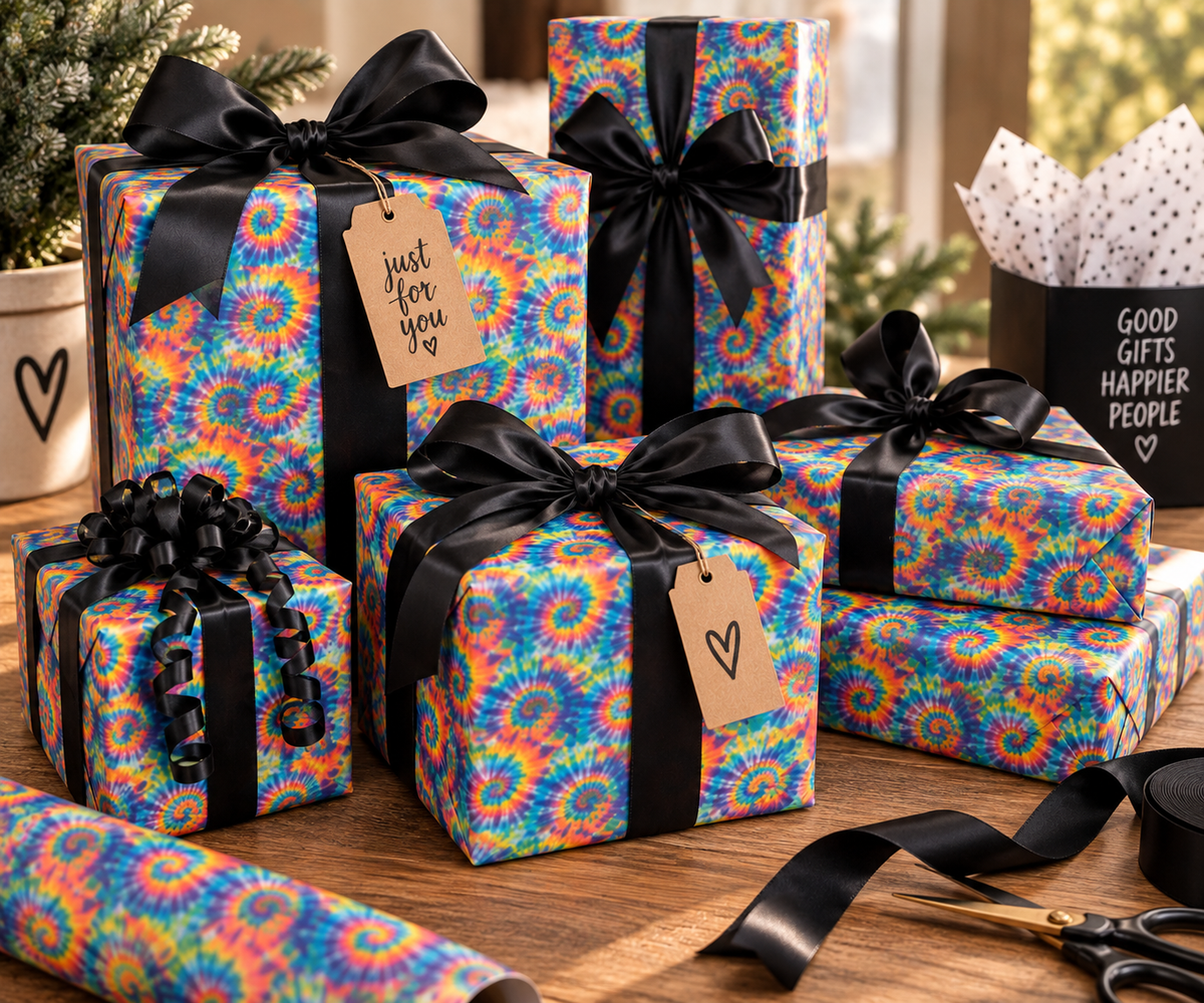 Tie DYE Wrapping Paper