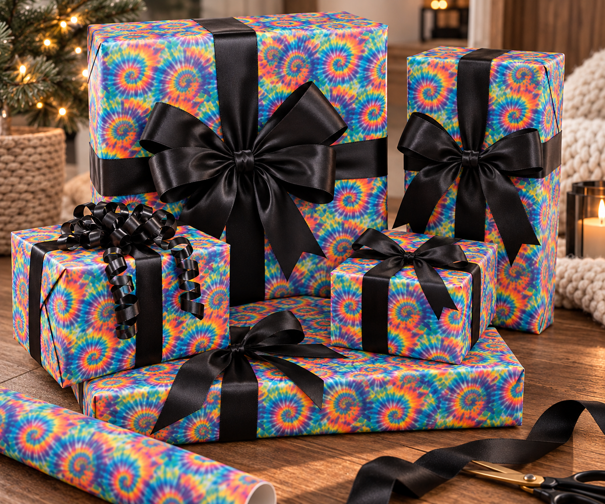 Tie DYE Wrapping Paper