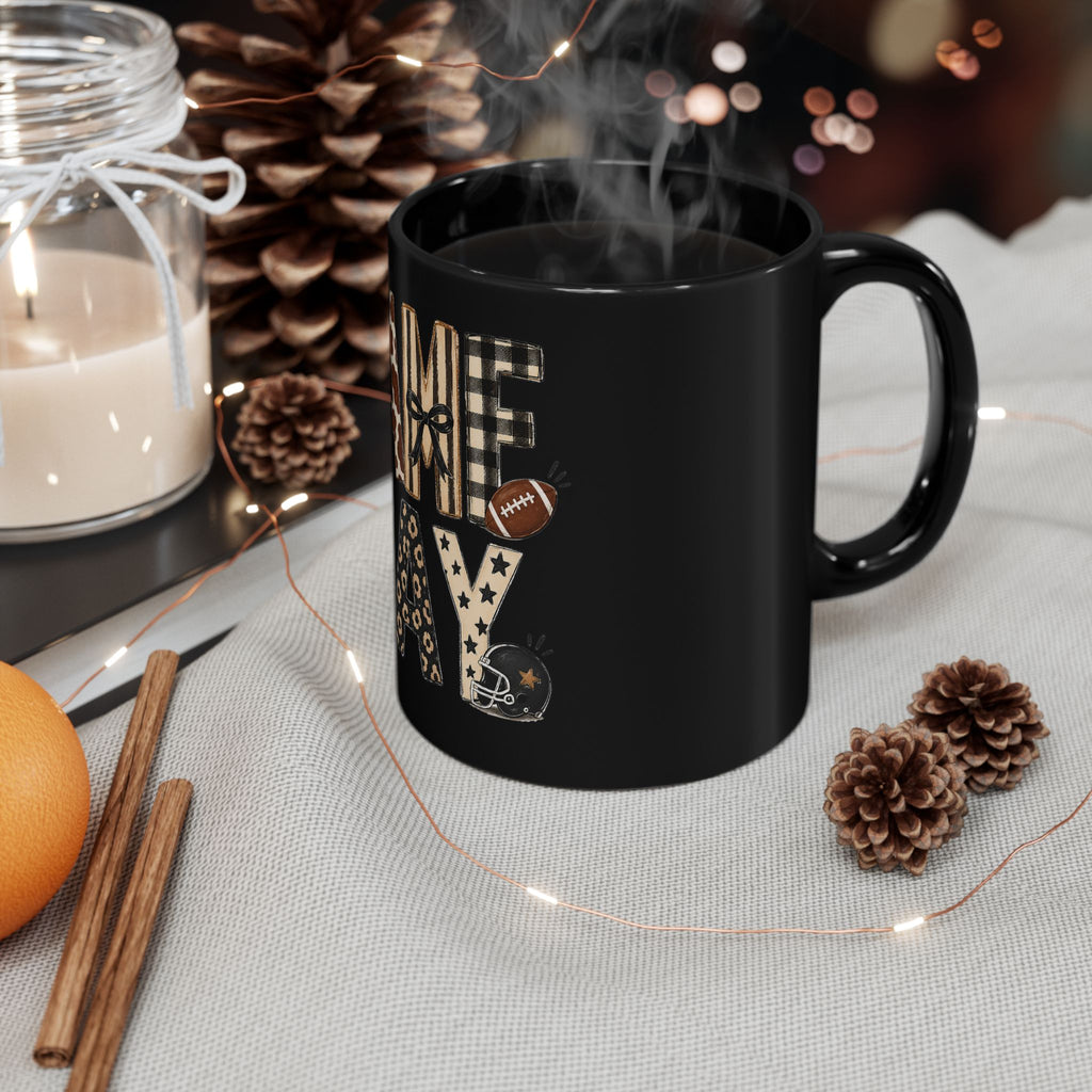 Game Day Black Mug
