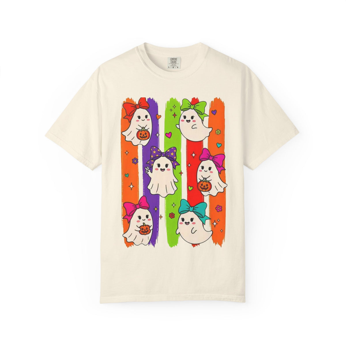 Cute Colorful Ghost Halloween T-shirt