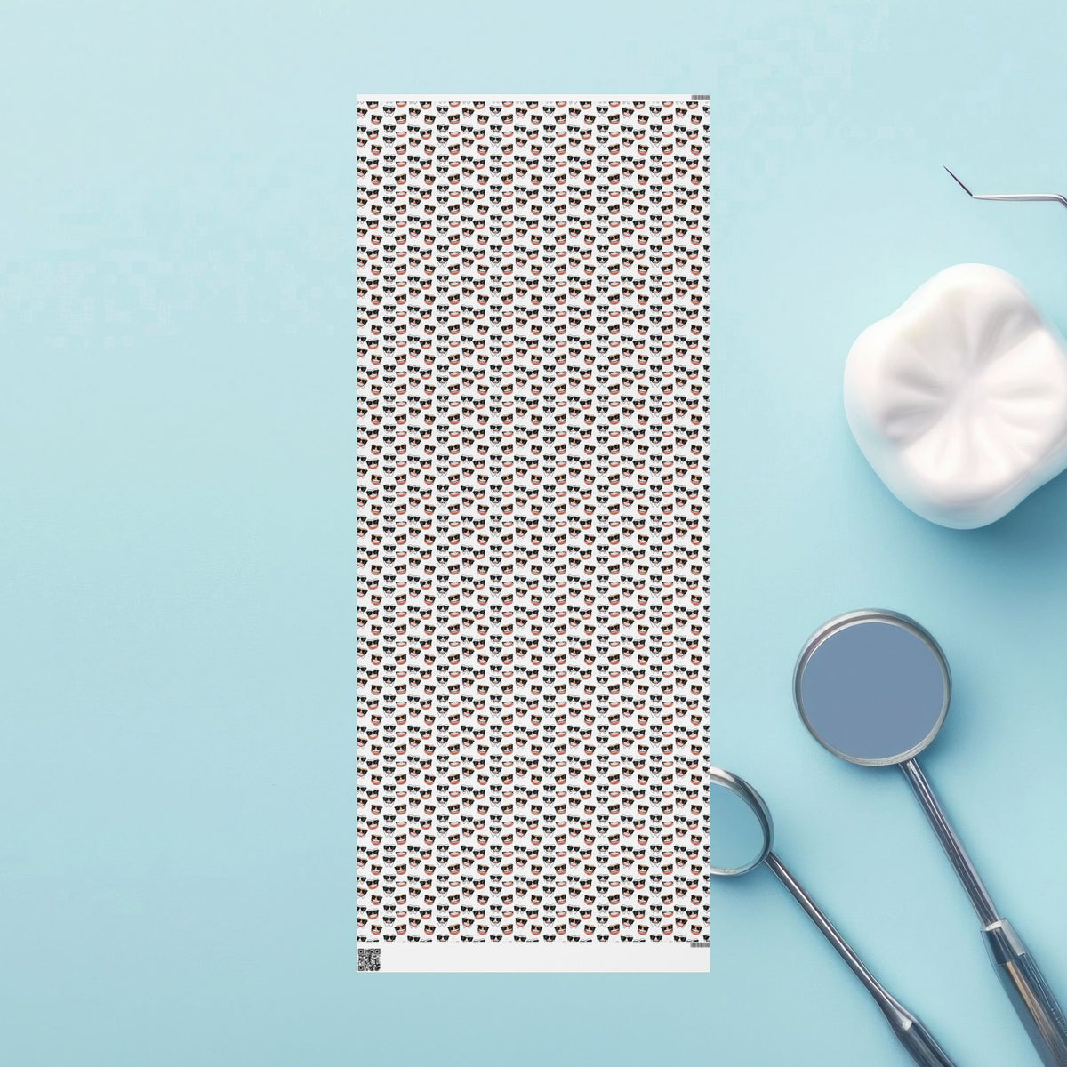 Denture Wrapping Paper  / teeth gift wrap