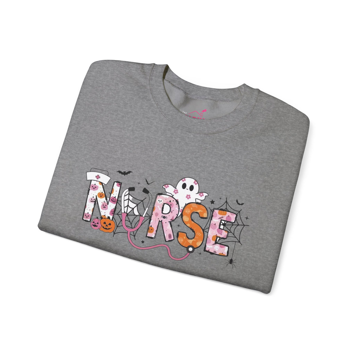 Spooky Nurse Sweatshirt | Preppy Halloween Crewneck