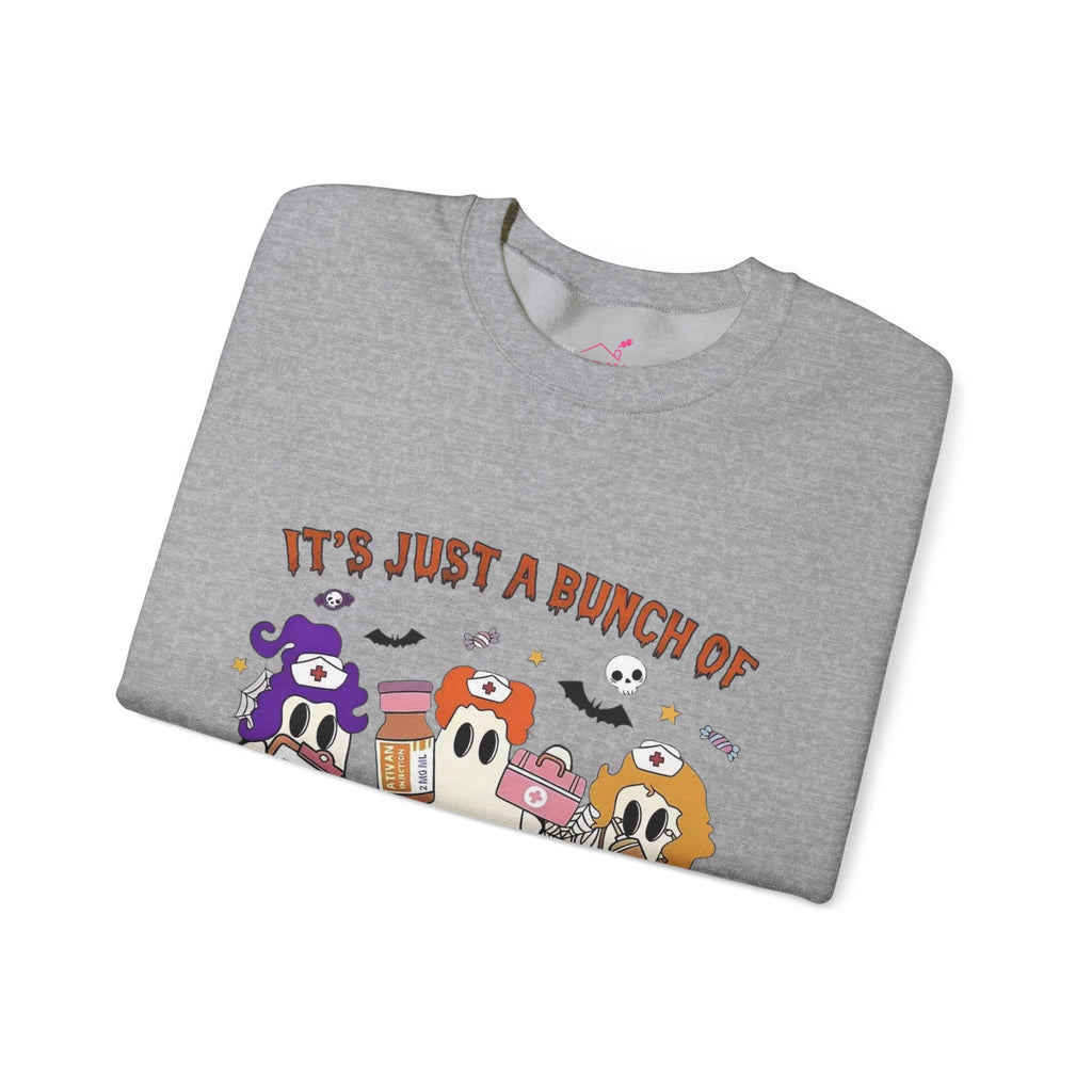 Nurse Hocus Poke Us Crewneck Sweatshirt