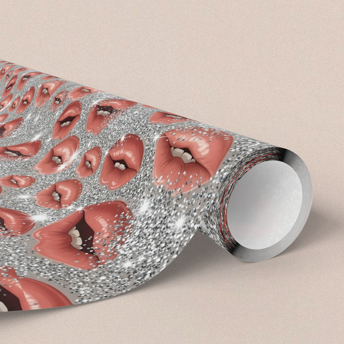 Blingy Lips Wrapping Paper