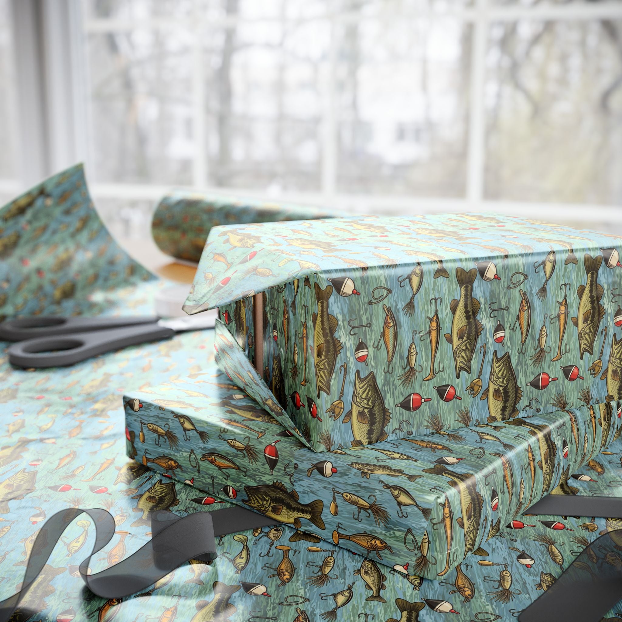 Fish Pattern Wrapping Paper