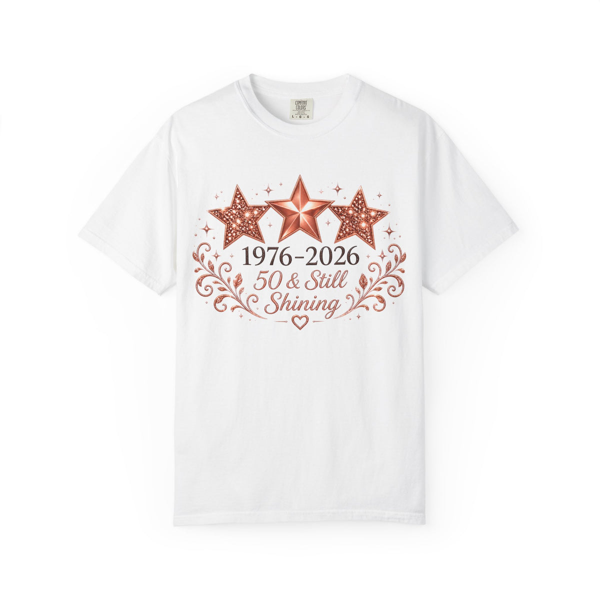 50 & Still Shining 1976-2026 T-Shirt