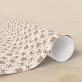 Blush Floral Easter Pattern Wrapping Paper | Vintage Pink Flower Gift Wrap