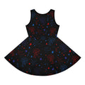 Sparkling Fireworks 4th of July Girls Sundress