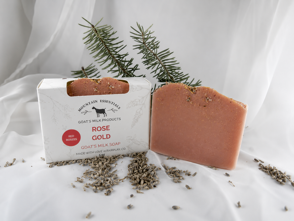 Rose Gold Goat Milk Hand and Body Soap