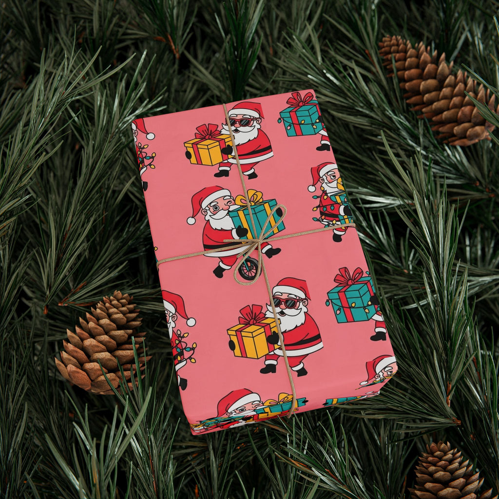 Pink Fun San6a Christmas Wrapping Papers