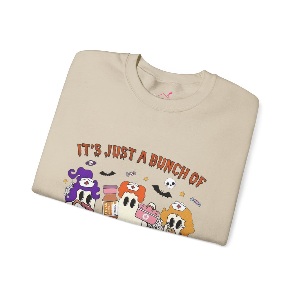 Nurse Hocus Poke Us Crewneck Sweatshirt