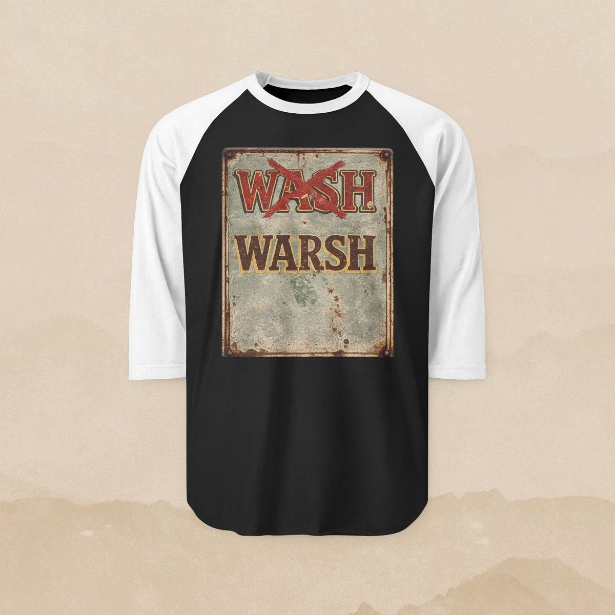 Wash/ Warsh Three-Quarter Sleeve Shirt