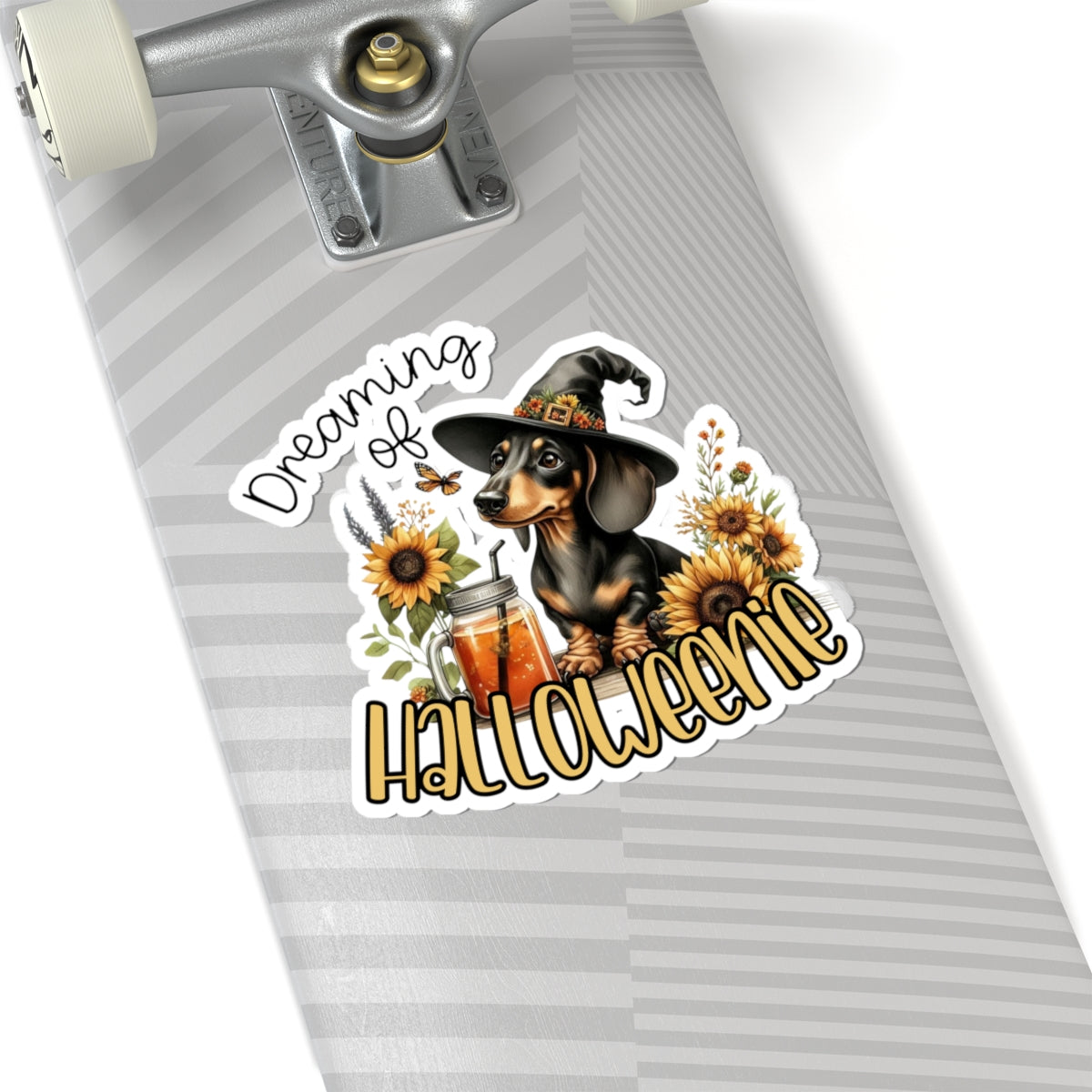 Dreaming of Halloweenie Dog Sticker