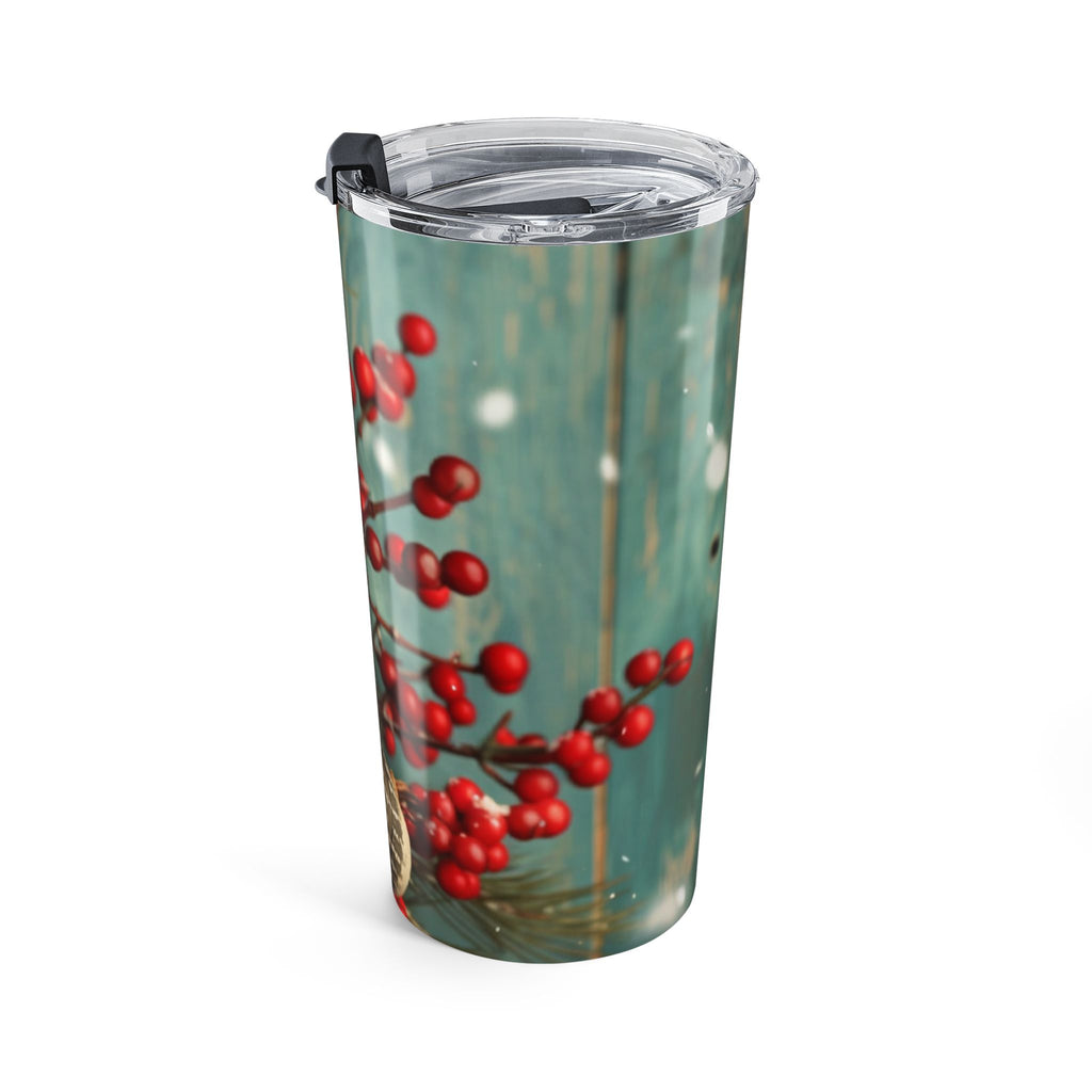 Snowman with Berries Tumbler