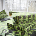 Raccoon Forest Pattern Wrapping Papers | Green Woodland Gift Wrap Roll