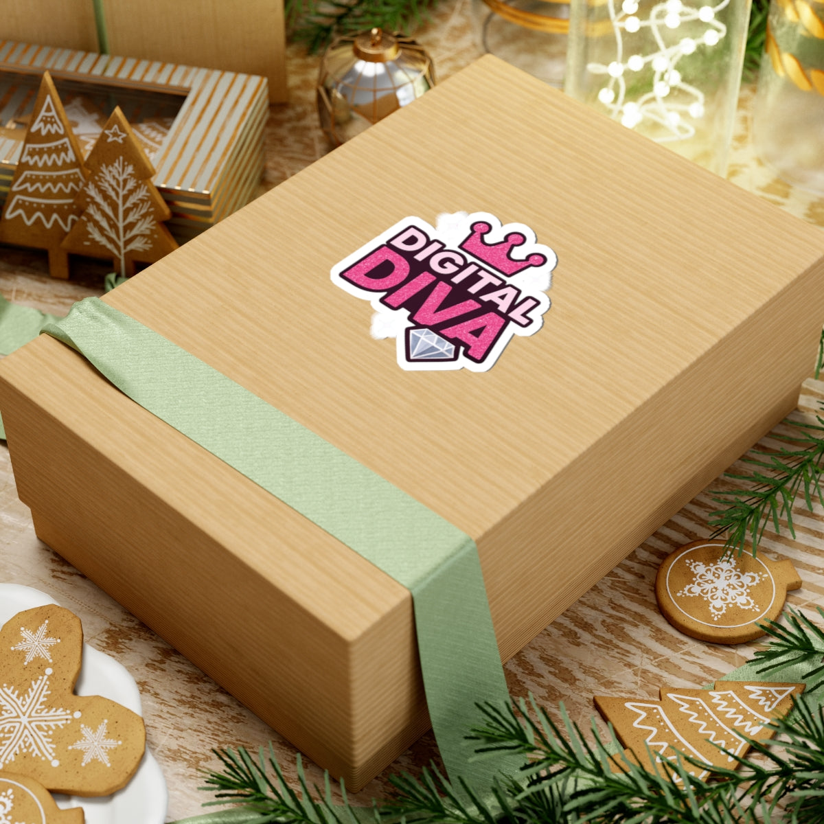 Digital Diva Kiss-Cut Sticker