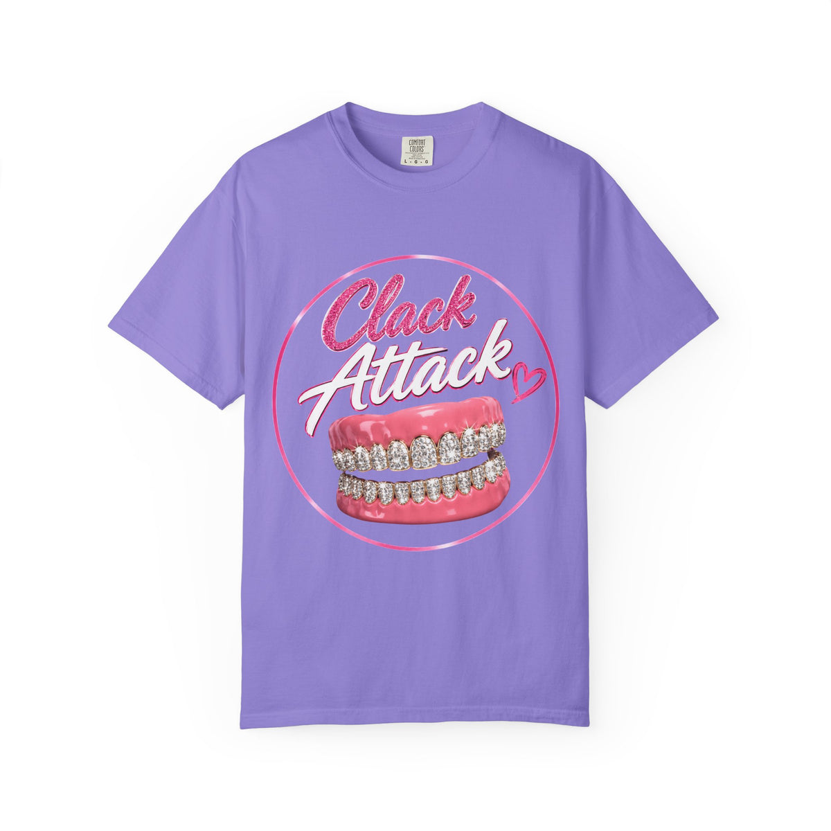 Clack Attack Blingy Denture T-shirt