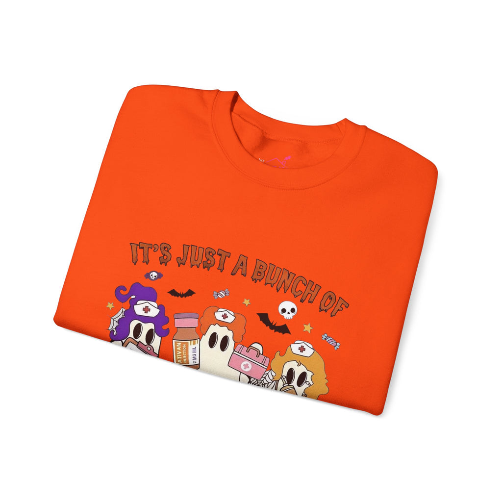 Nurse Hocus Poke Us Crewneck Sweatshirt