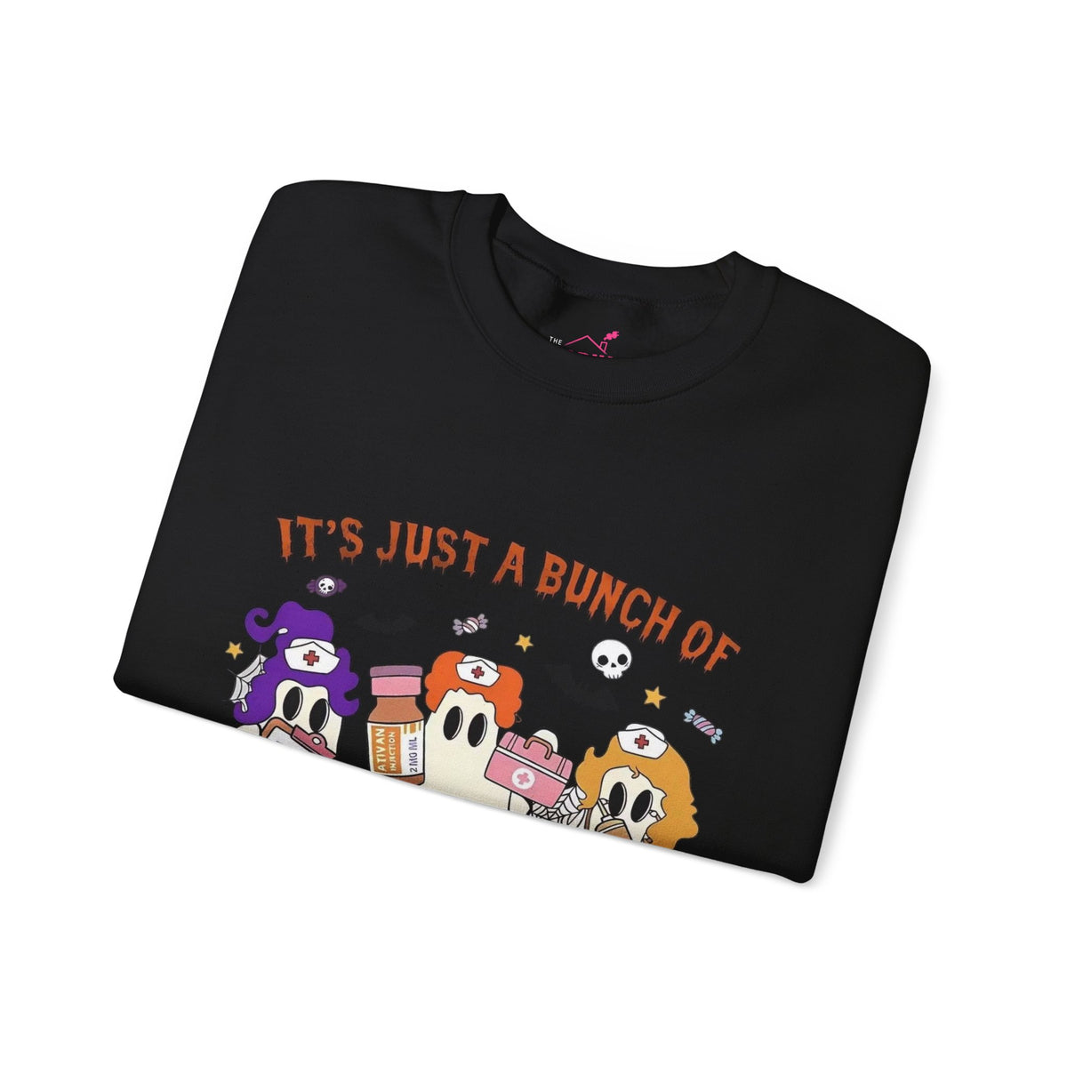 Nurse Hocus Poke Us Crewneck Sweatshirt