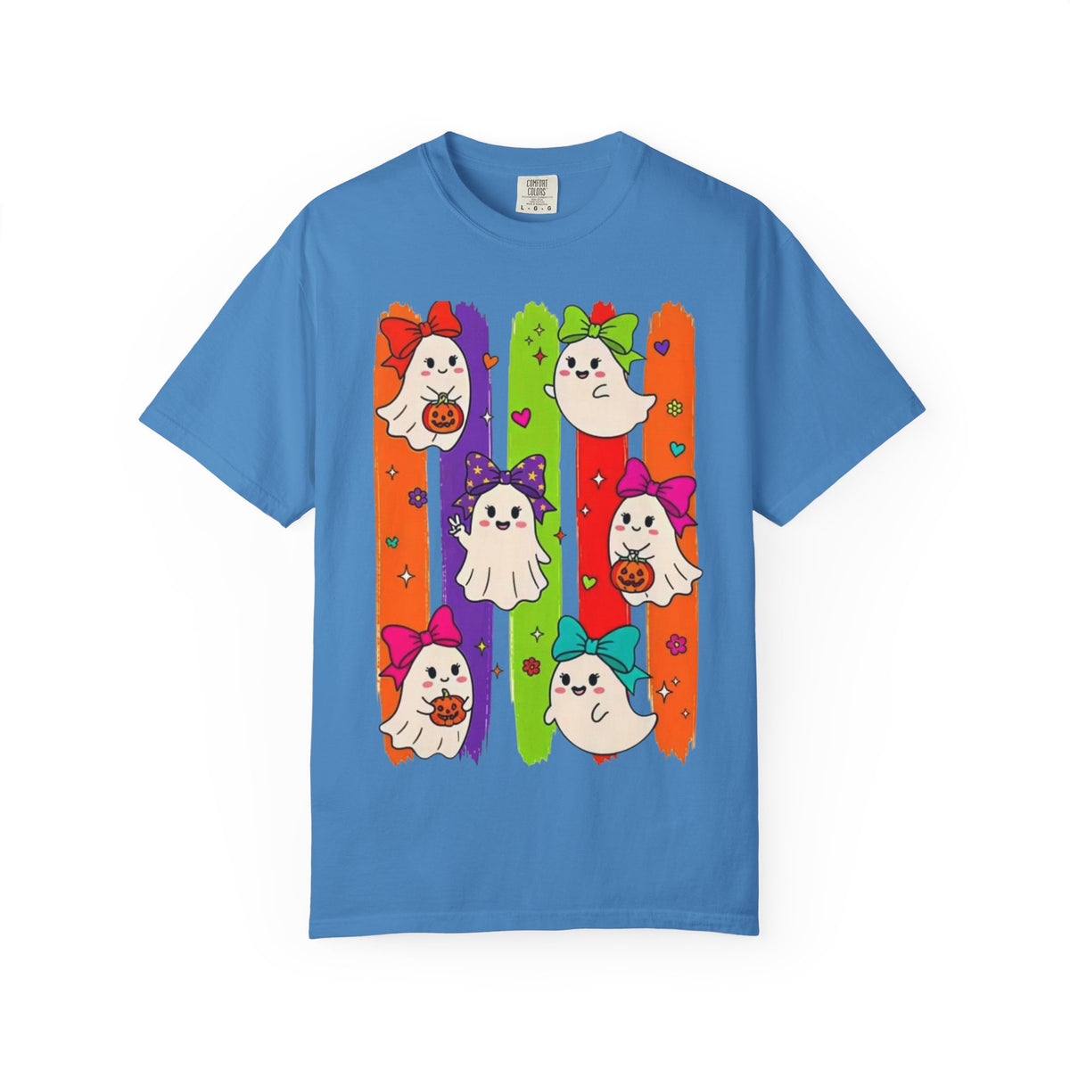 Cute Colorful Ghost Halloween T-shirt