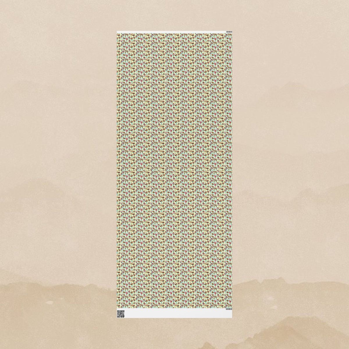 Ice Cream Cones Wrapping Paper | Patterned Gift Wrap, Dessert Party