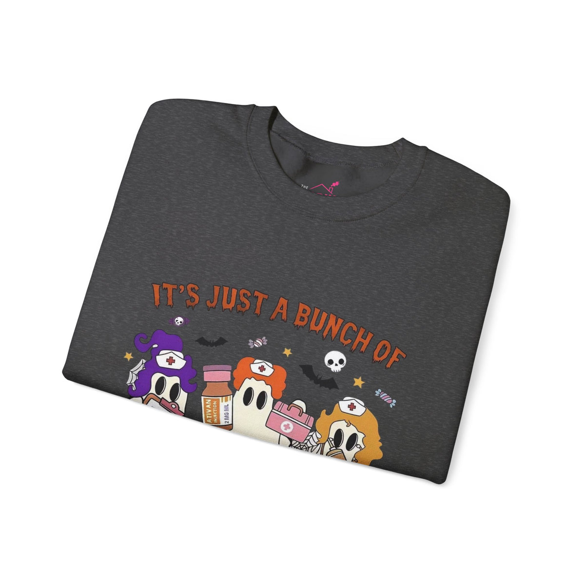 Nurse Hocus Poke Us Crewneck Sweatshirt