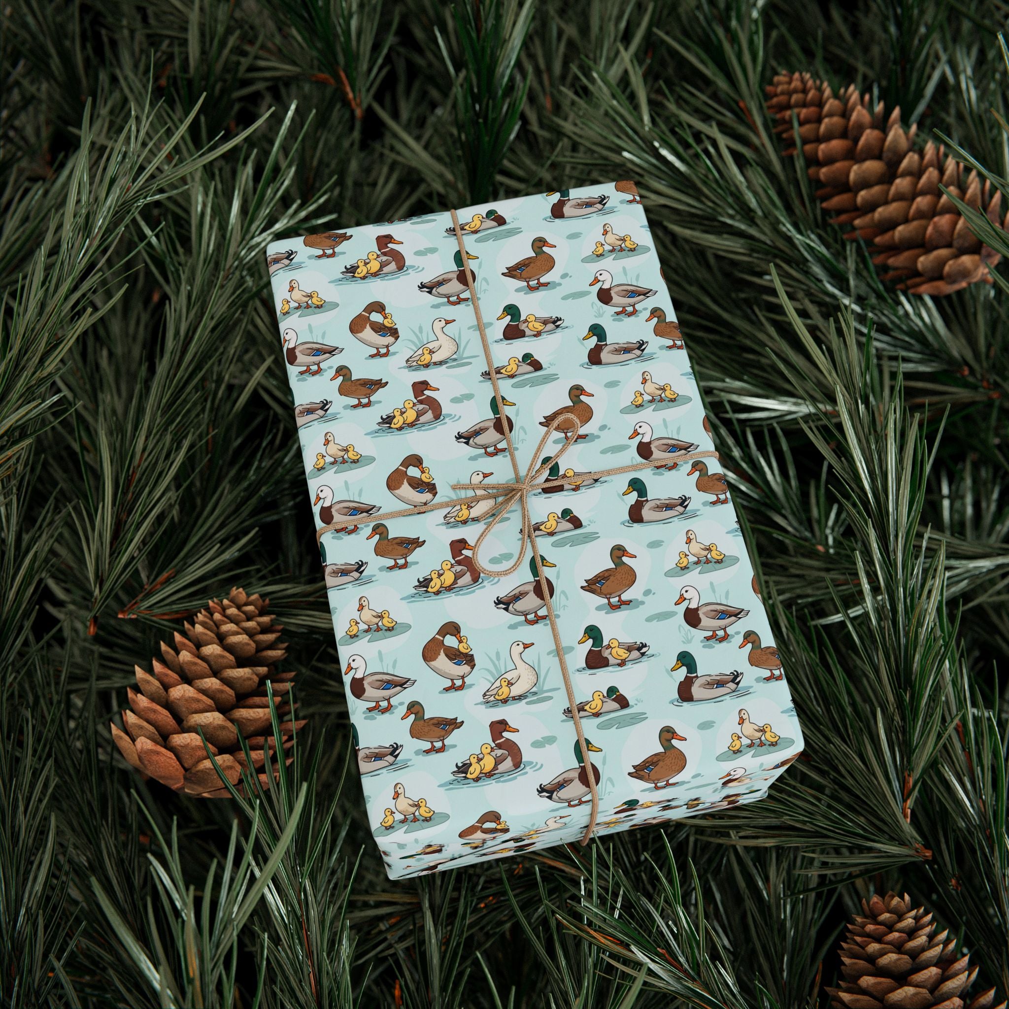 Whimsical Ducks Wrapping Paper