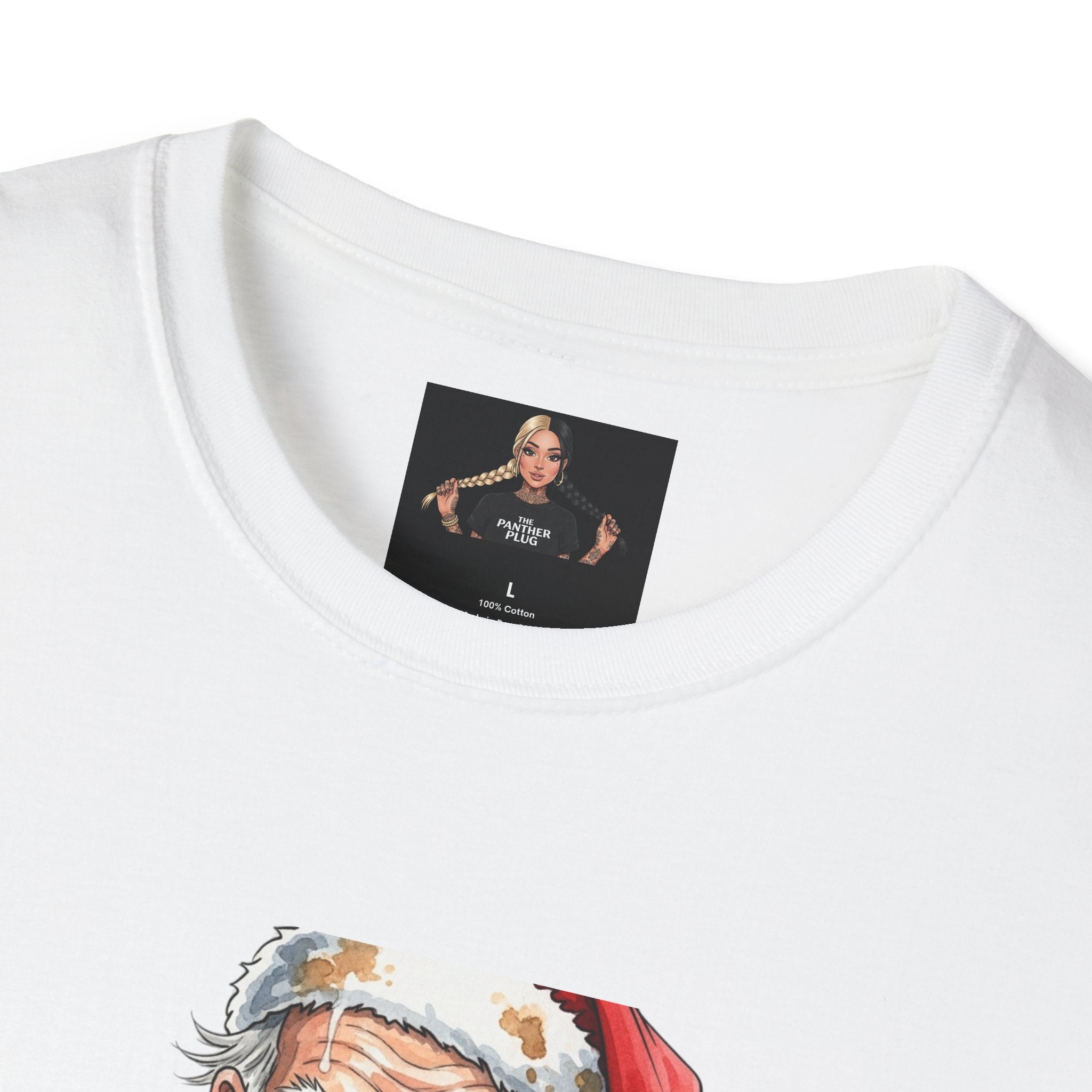 Vintage Santa Claus Smoking Pipe Tshirt