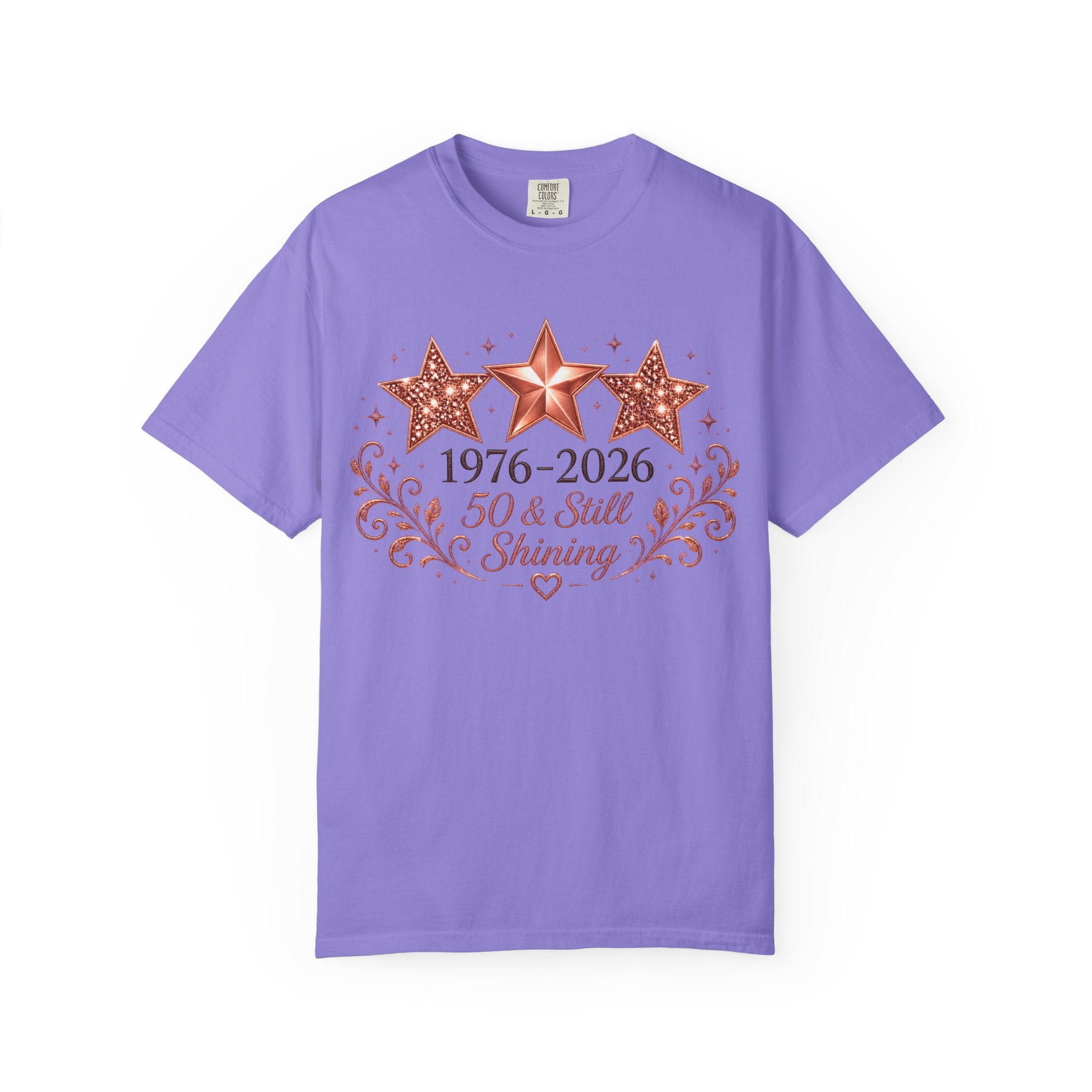 50 & Still Shining 1976-2026 T-Shirt