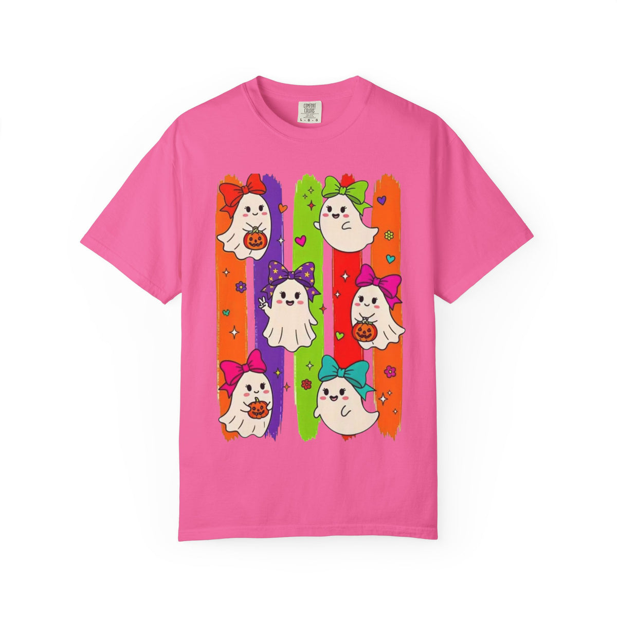 Cute Colorful Ghost Halloween T-shirt