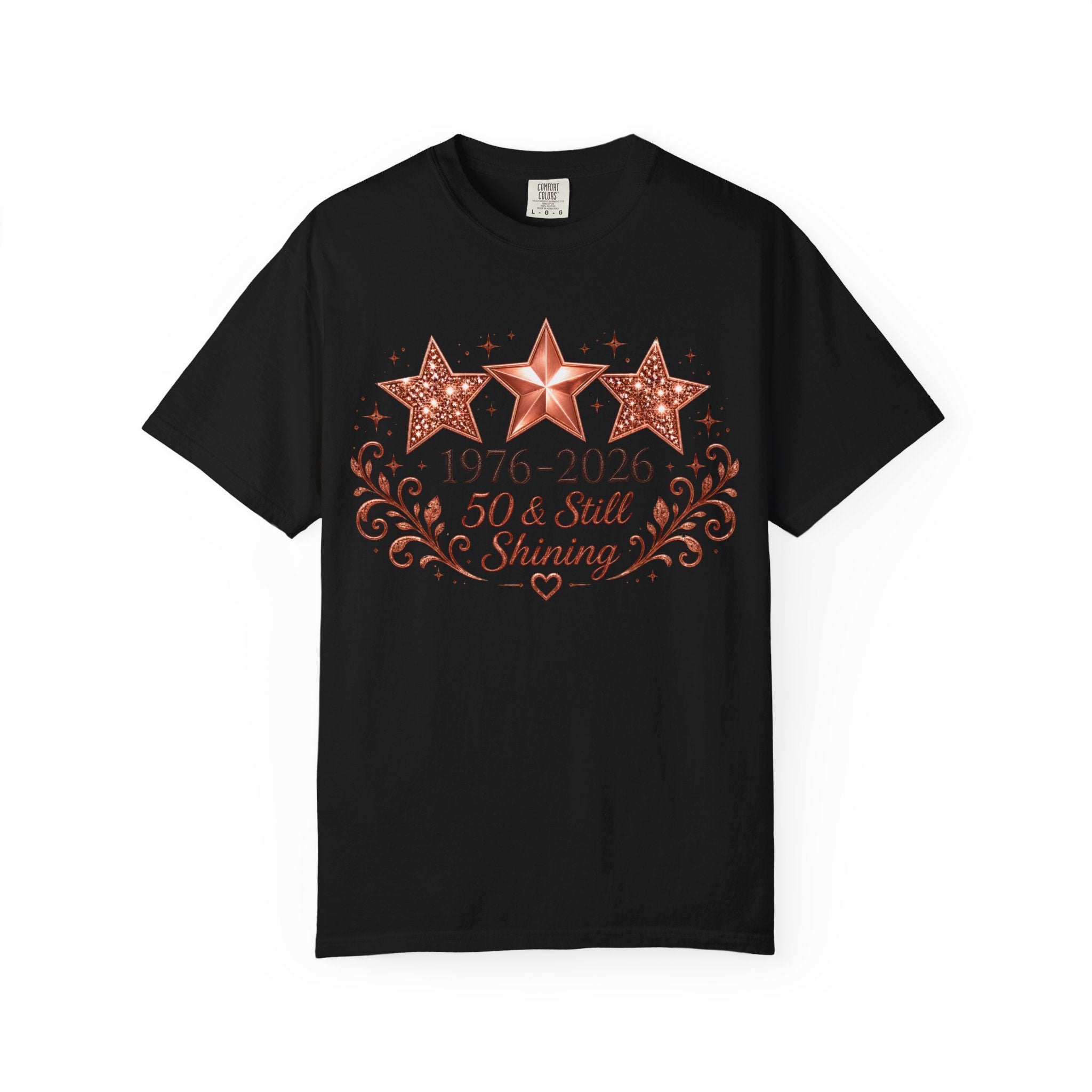 50 & Still Shining 1976-2026 T-Shirt