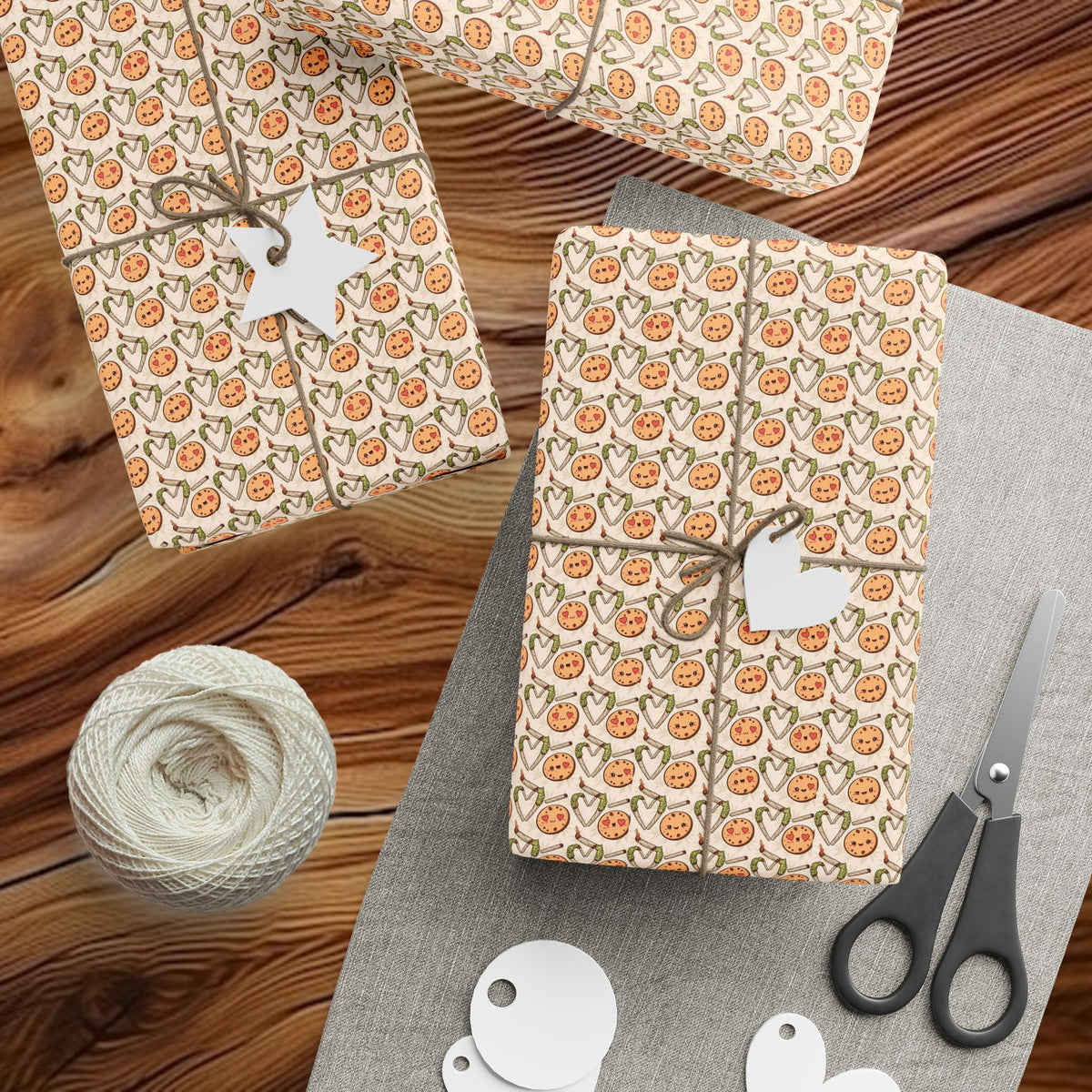 Retro Valentines Floral Pattern Wrapping Paper | Vintage Flower Gift Wrap
