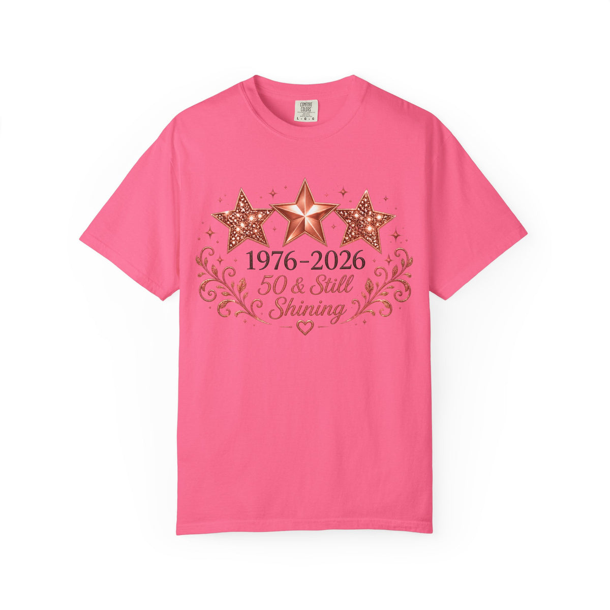 50 & Still Shining 1976-2026 T-Shirt