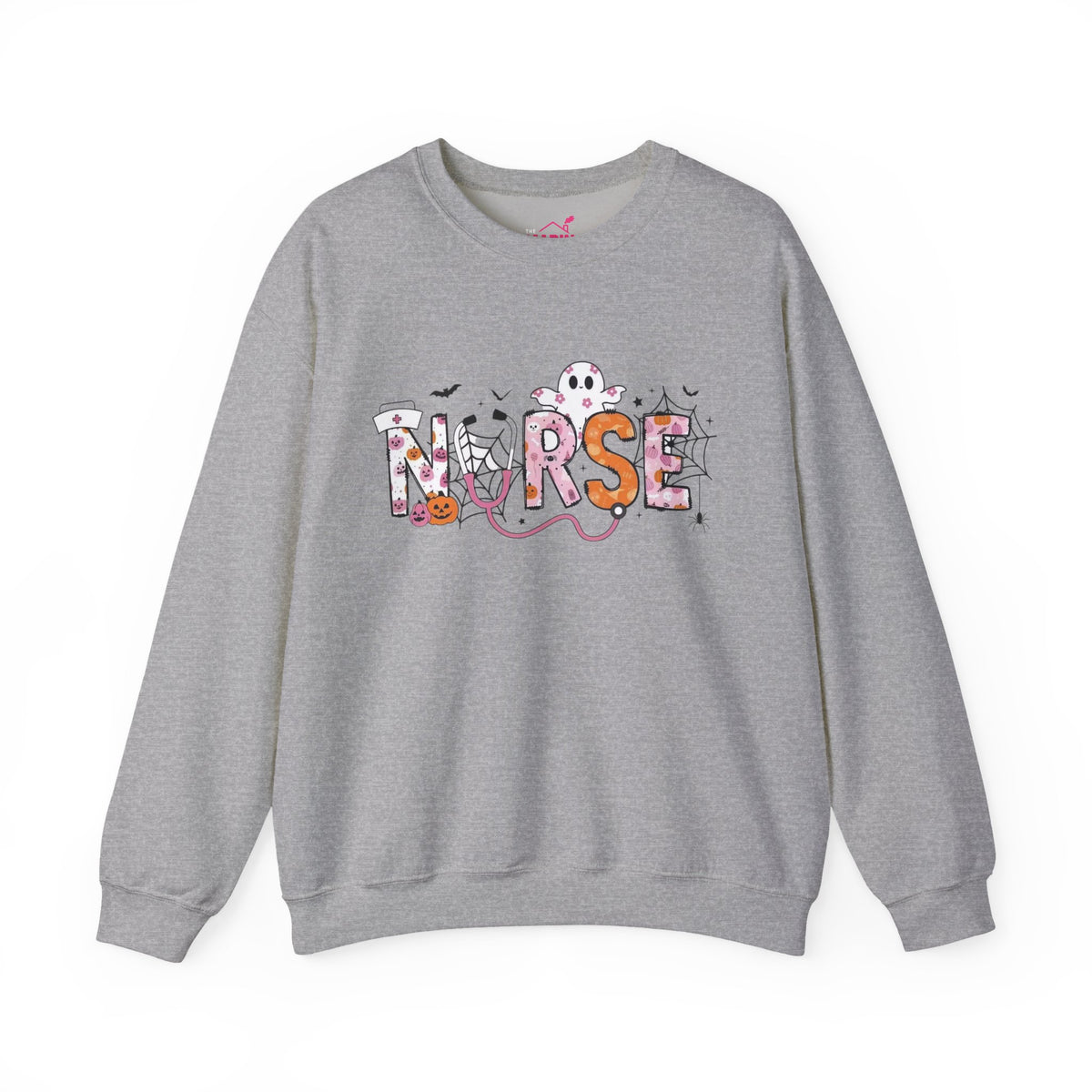 Spooky Nurse Sweatshirt | Preppy Halloween Crewneck