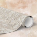 Neutral Wedding Dress Texture Wrapping Paper | Beige Stone Pattern Roll